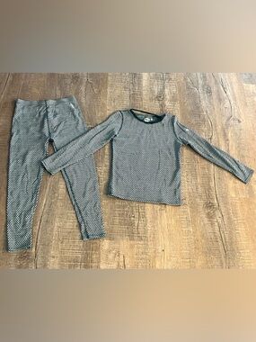 Smartwool kids medium 2 piece base layer long sleeve shirt & pants boy girl
